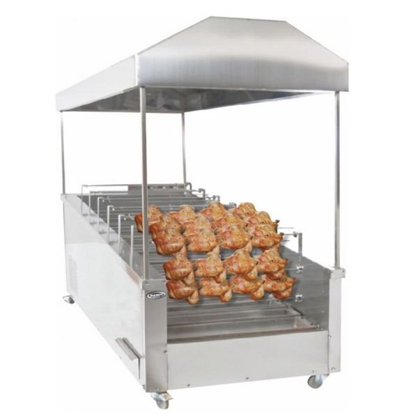 Pimak Yatay Tip Piliç Çevirme Makinesi, 80 Piliç Kapasiteli, Kömürlü KM012-8