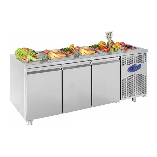 CSAİNOX Havuzlu Salad Bar, 3 Kapılı, 474 L, CS.TEK.3.700.SHS