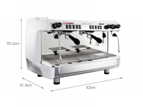 Faema Tall Cup Full Otomatik Espresso Kahve Makinesi, 2 Gruplu, E98 UP A/2 TC