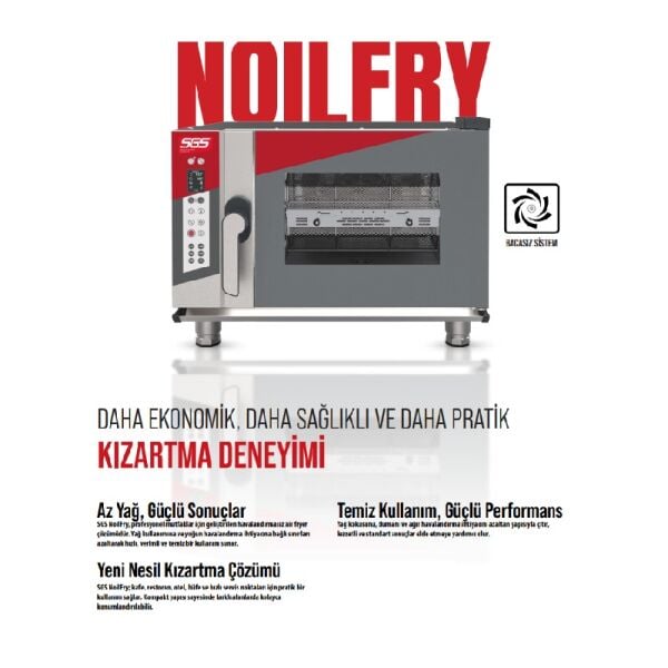 SGS NoilFry Profesyonel Yağsız ve Havalandırmasız Fritöz