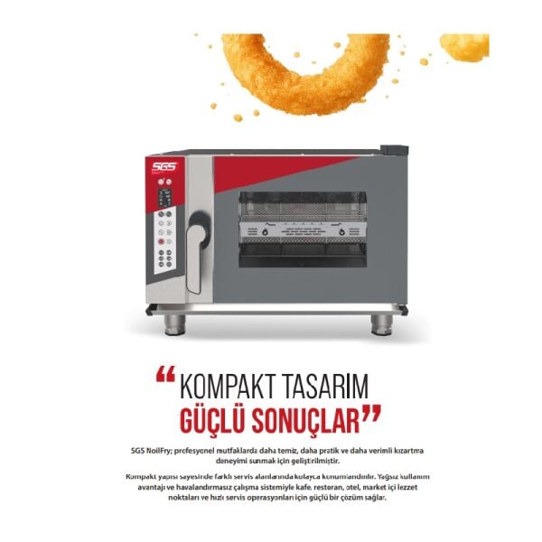 SGS NoilFry Profesyonel Yağsız ve Havalandırmasız Fritöz