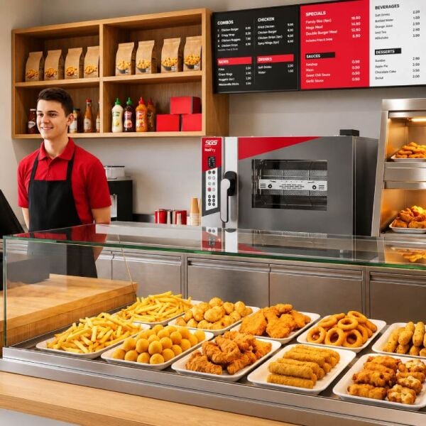 SGS NoilFry Profesyonel Yağsız ve Havalandırmasız Fritöz