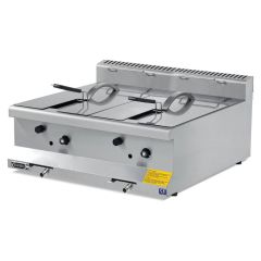 Empero Çiftli Fritöz Gazlı, 10+10 Litre 60x63x28 cm EMP.6FG020