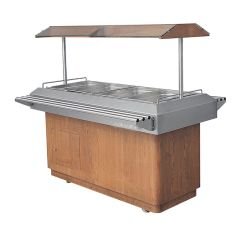 Öztiryakiler Sıcak Servis Ünitesi, 4 x 1/1 GN