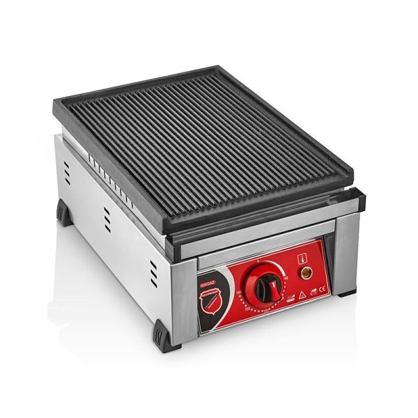 SilverInox Döküm Izgara, 30 cm, Elektrikli, 2149