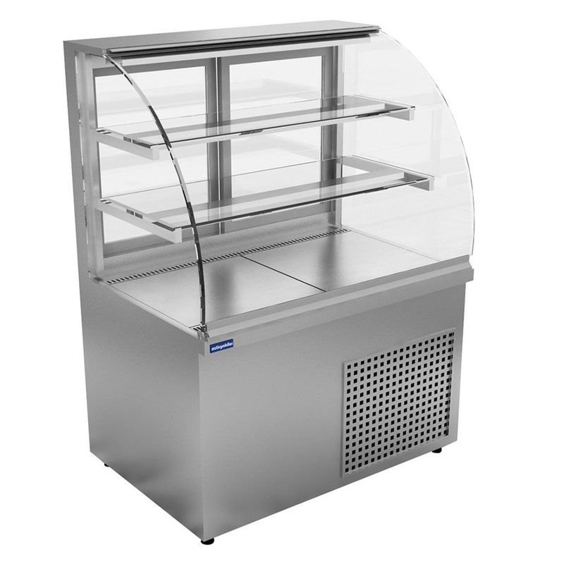 Öztiryakiler Soğuk Pasta Teşhir Dolabı Bombe Camlı, 120x70x135 Cm