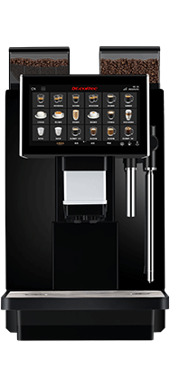 Dr.Coffee COFFEE EXPRESS Süper Otomatik Kahve Makinesi, Süt Köpürtme Sistemi ve Sıcak Su Musluklu