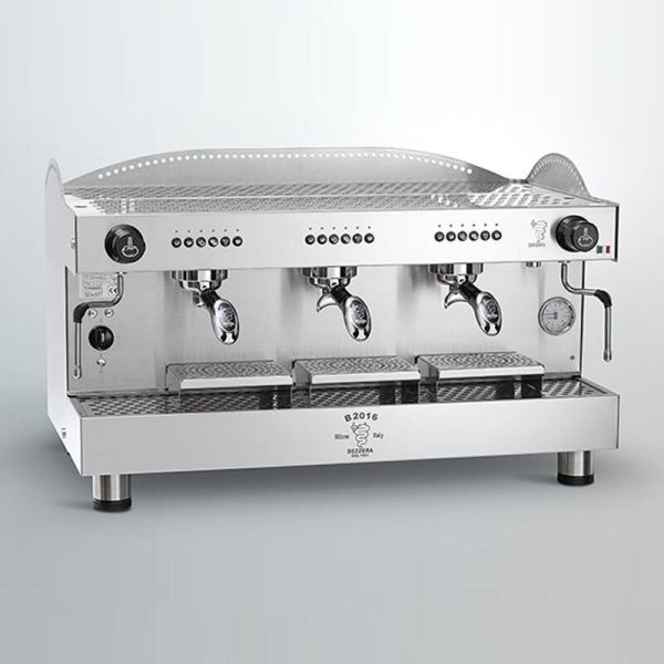 Bezzera 3 Gruplu Otomatik Espresso Kahve Makinesi Tall Cup B2016-DE 3GR-TC