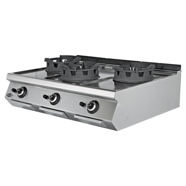 Empero Wok Ocak Ce Belgeli Gazlı, 120x73x30 cm EMP.PLS.7WK030