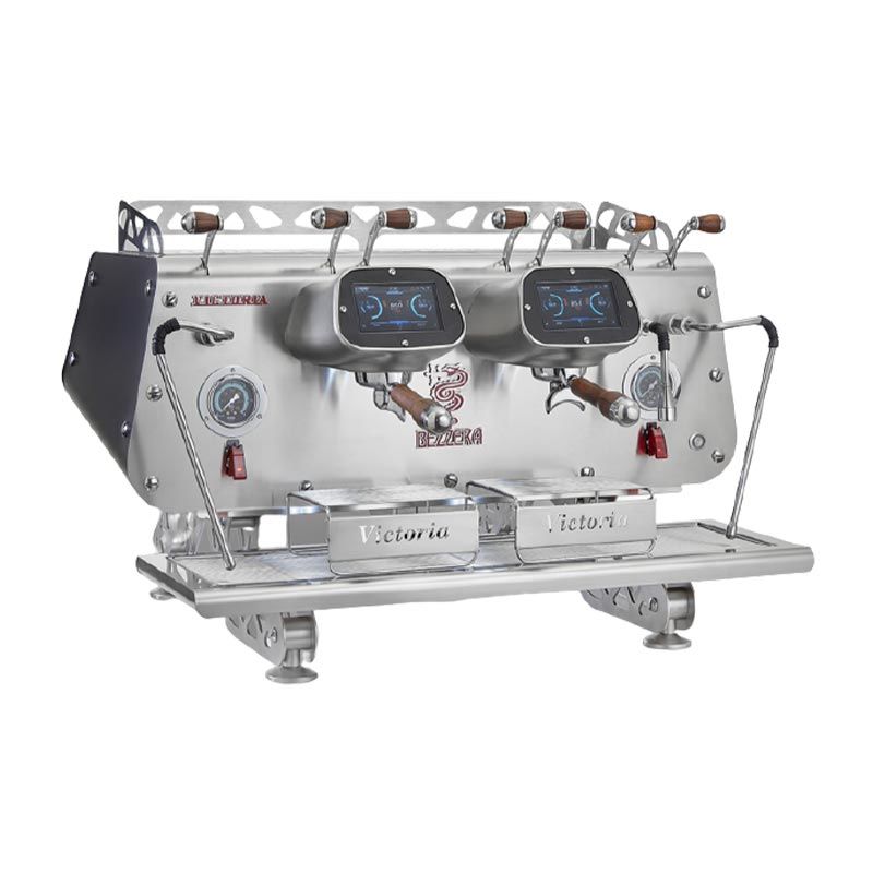 Bezzera 2 Gruplu Tall Cup Tam Otomatik Espresso Kahve Makinesi, Siyah Victoria 2 Gr