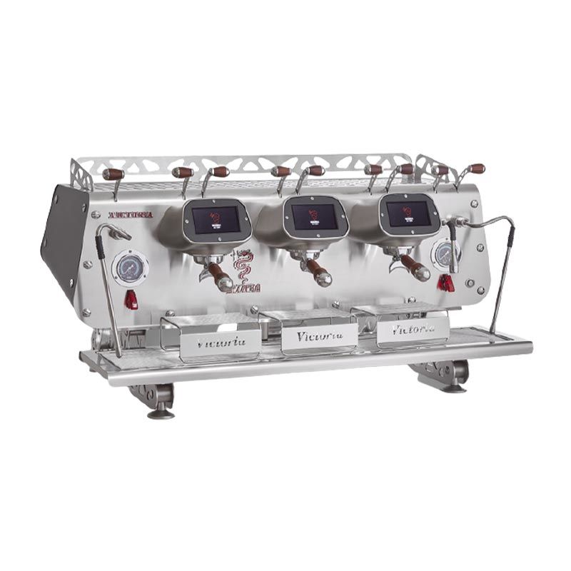 Bezzera 3 Gruplu Tall Cup Tam Otomatik Espresso Kahve Makinesi, Siyah Victoria 3 Gr