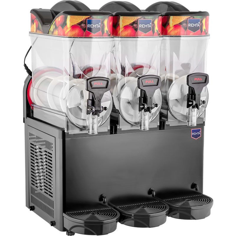 Remta 3'lü Slush Makinesi, Buzlaş-Karlamaç, 12+12+12 Litre ST27