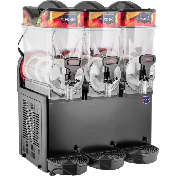 Remta 3'lü Slush Makinesi, Buzlaş-Karlamaç, 12+12+12 Litre ST27