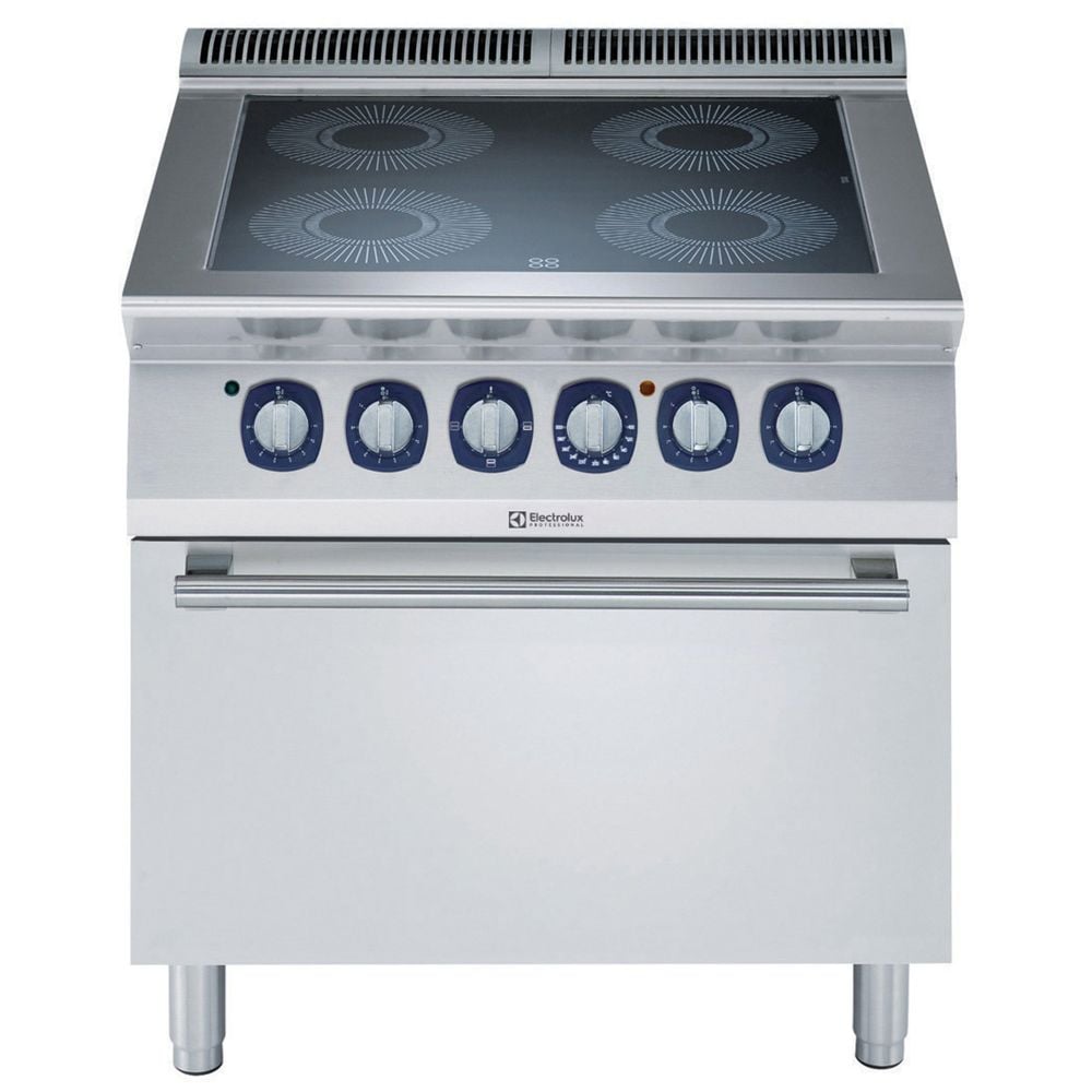 Electrolux 700XP 4 Zonlu Elektrikli Enfaruj Ocaklı Kuzine, Fırınlı, 800x73x85 cm, 371026