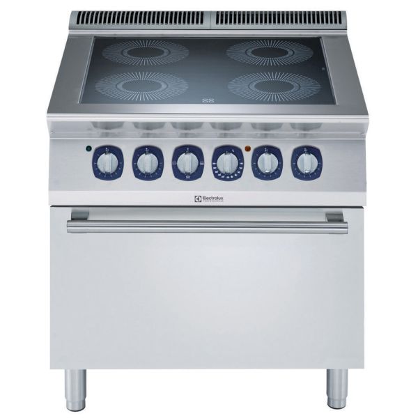 Electrolux 700XP 4 Zonlu Elektrikli Enfaruj Ocaklı Kuzine, Fırınlı, 800x73x85 cm, 371026