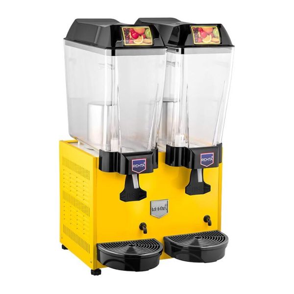 Remta Çiftli Limonata Soğutucu Makinesi, 20+20 Litre ST12