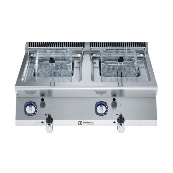 Electrolux 700XP Gazlı 2 Hazneli Setüstü Fritöz-2x7Lt, 371067