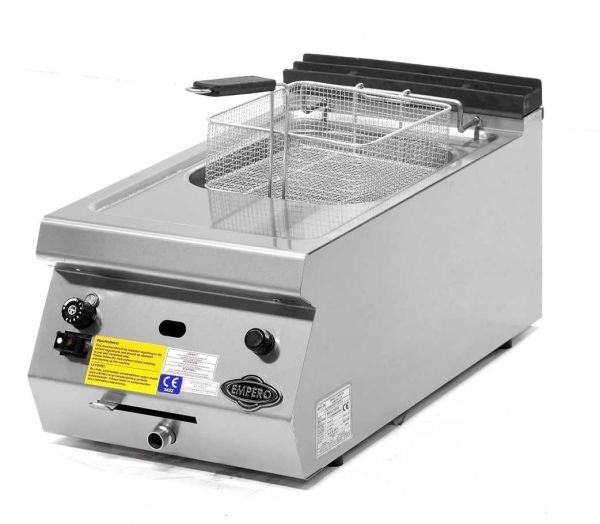 Empero Fritöz Gazlı Ce Belgeli, 12 Litre 40x73x30 cm EMP.PLS.7FG010-S