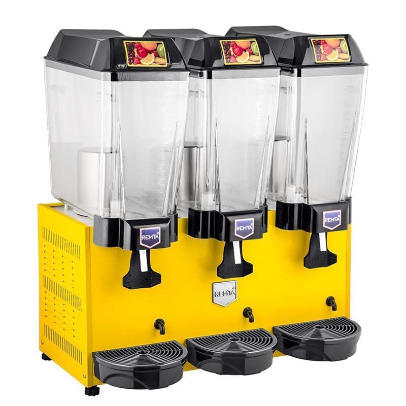 Remta Üçlü Limonata Soğutucu Makinesi, 20+20+20 Litre ST16