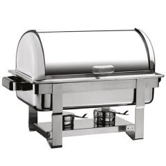 Öztiryakiler Chafing Dish, Yekpare Rolltop Kapak, Isıtıcısız