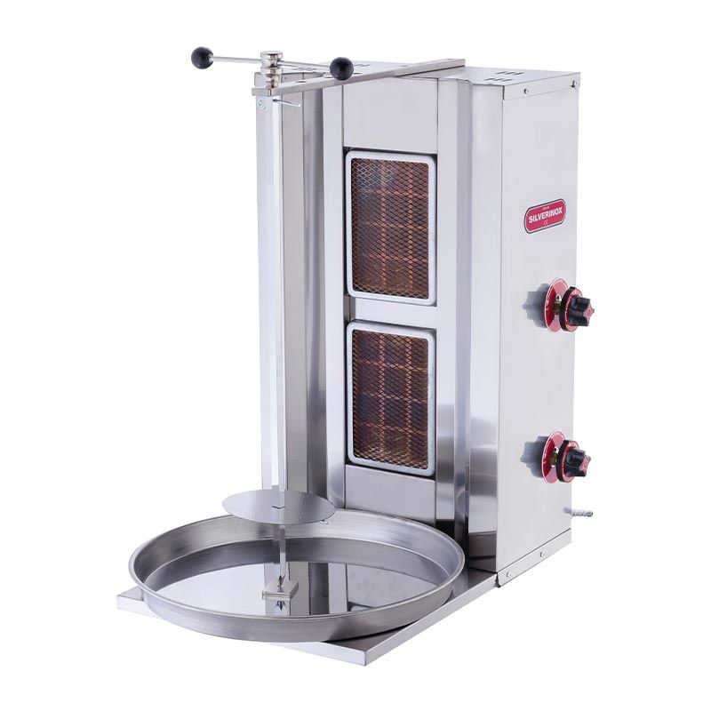 SilverInox Döner Ocağı, 2 Radyanlı, LPG'li, 2160