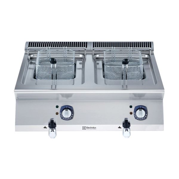 Electrolux 700XP Elektrikli 2 Hazneli Setüstü Fritöz-2x7Lt, 800x73x25 cm, 371076