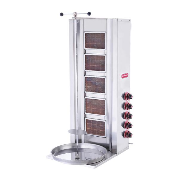 SilverInox Döner Ocağı, 5 Radyanlı, LPG'li, 2163