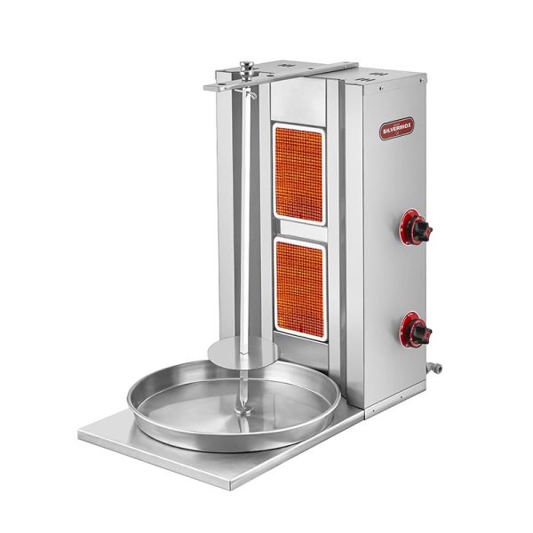 SilverInox Döner Ocağı, 2 Radyanlı, Doğalgazlı, 2164