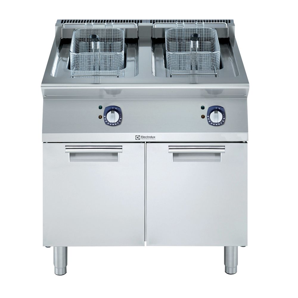 Electrolux 700XP 2 Hazneli Dolaplı Fritöz-2x14Lt, 800x73x85 cm, 371085