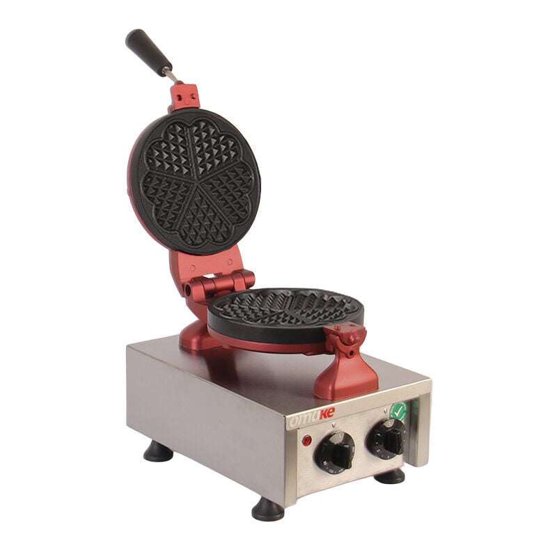 Omake Çiçek Model Tekli Waffle Makinesi Elektrikli, Zaman Ayarlı WFL01.E12.0201