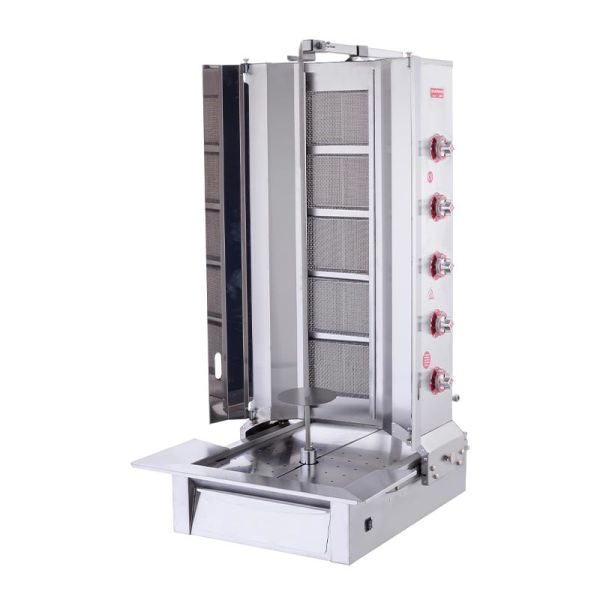SilverInox Alttan Motorlu Döner Ocağı, 5 Radyanlı, Doğalgazlı CE, 2167-A5