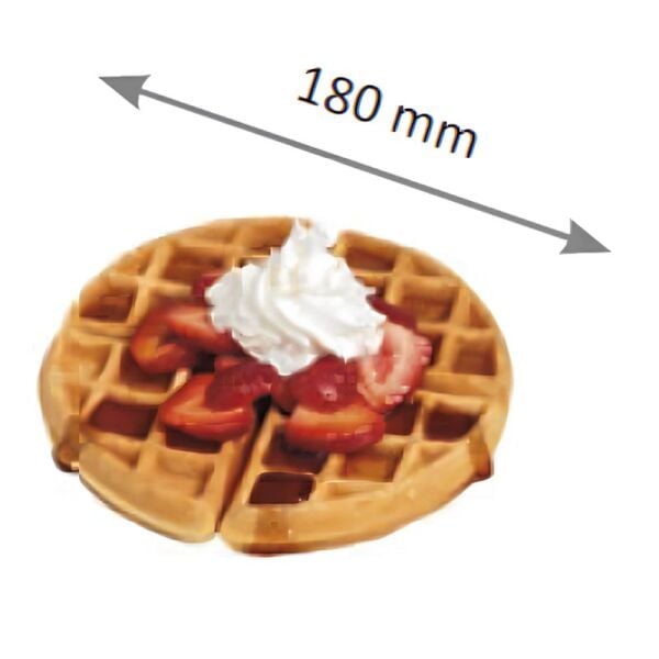 Omake Kare Model Çiftli Waffle Makinesi Elektrikli, Zaman Ayarlı WFL01.E22 Z5F