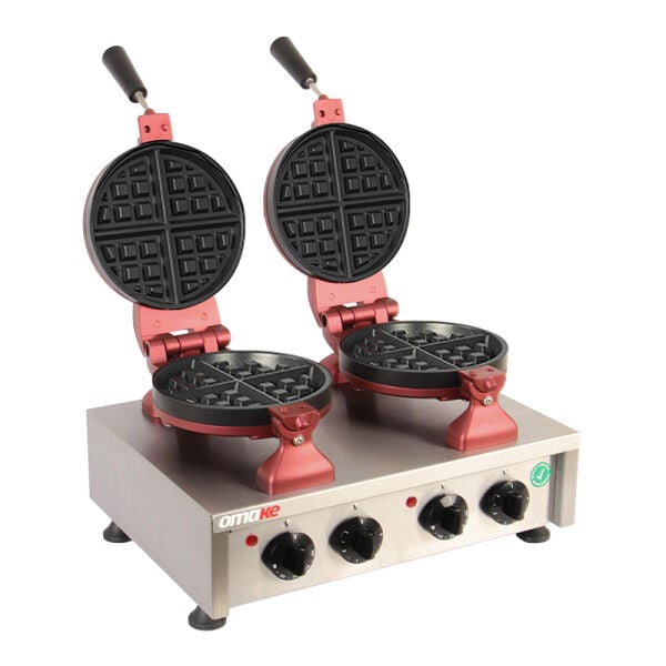 Omake Kare Model Çiftli Waffle Makinesi Elektrikli, Zaman Ayarlı WFL01.E22 Z5F