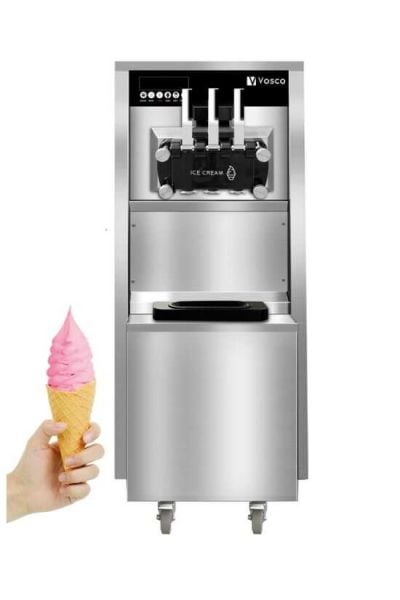 Vosco Pro Silver Soft Dondurma Makinesi Üç Kollu, VXY-P965S