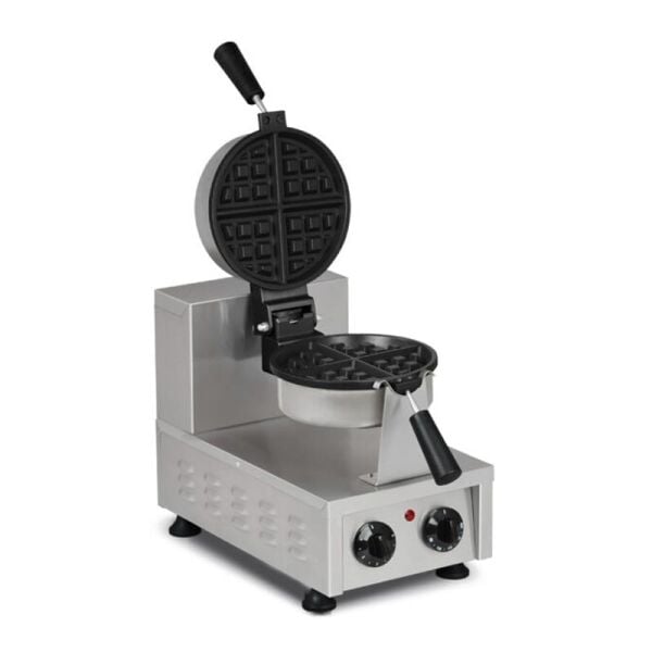 Omake Amerikan Tekli Waffle Makinesi Elektrikli, Zaman Ayarlı WFL12.E12.0101