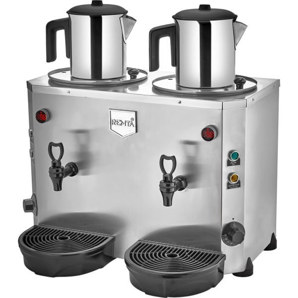Remta 2 Demlikli Jumbo Çay Makinesi, 9+9 L DE15