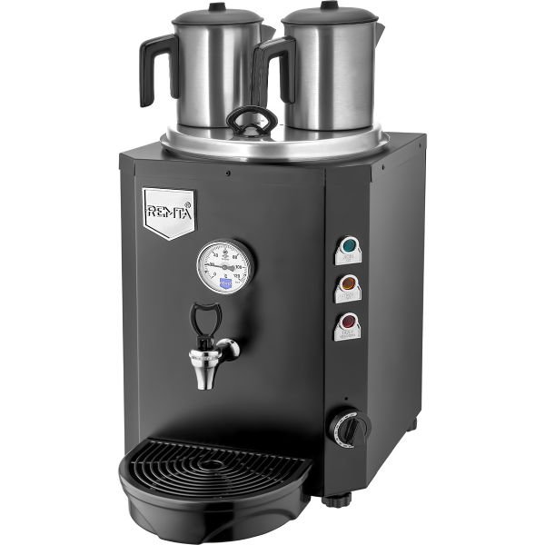 Remta 2 Demlikli Jumbo Çay Makinesi, 15 L DE12