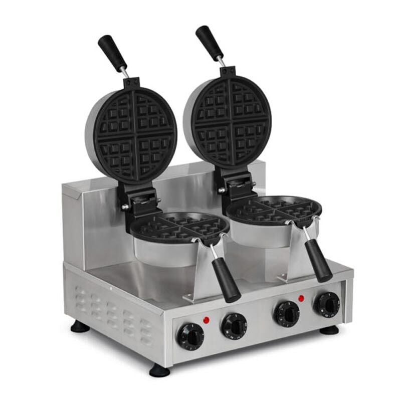 Omake Amerikan Çiftli Waffle Makinesi Elektrikli, Zaman Ayarlı WFL12.E22.0101