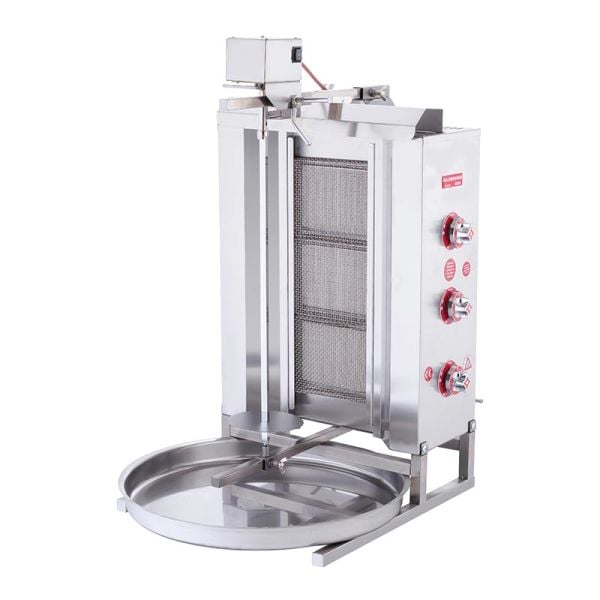 SilverInox Üstten Motorlu Döner Ocağı, 3 Radyanlı, LPG'li Ce, 2165-U3L