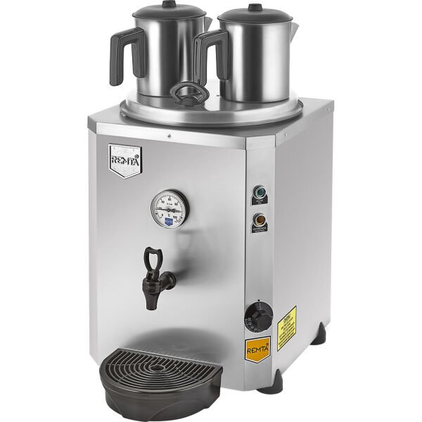 Remta 2 Demlikli Jumbo Çay Makinesi, 23 L, Şamandıralı DE11S