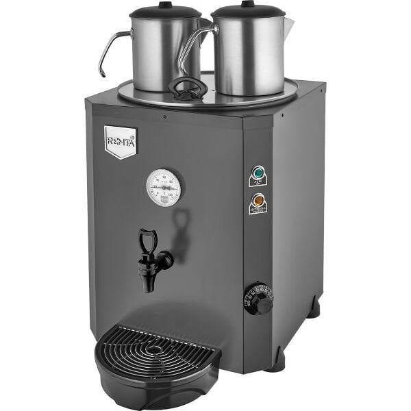 Remta 2 Demlikli Jumbo Çay Makinesi, 23 L, Şamandıralı DE11S
