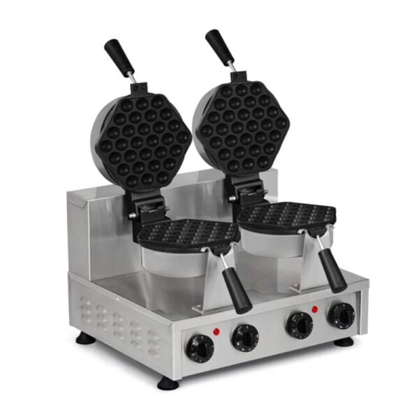 Omake Balls Çiftli Waffle Makinesi Elektrikli, Zaman Ayarlı WFL12.E22.0301