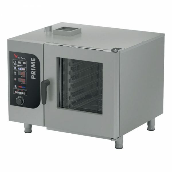 Vital Konveksiyonlu Buharlı Fırın Gazlı, 6 GN 1/1 PRIME 061GP