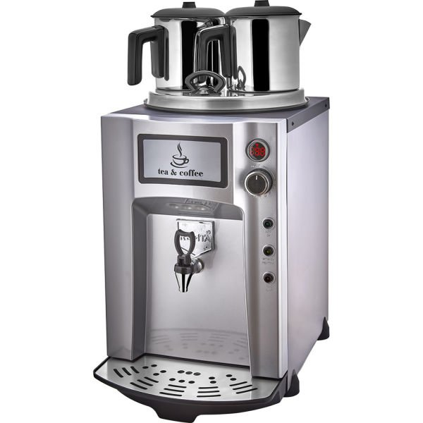 Remta 2 Demlikli Premium Jumbo Çay Makinesi, 15 L DE12P