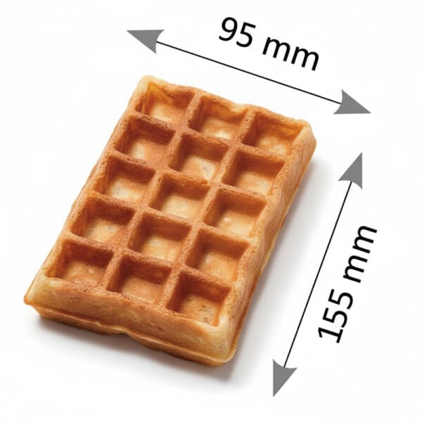 Omake Kare Model Waffle Makinesi Elektrikli, WFL21.E12.0101