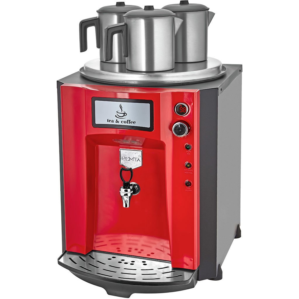 Remta 3 Demlikli Premium Jumbo Çay Makinesi, 40 L DE10P