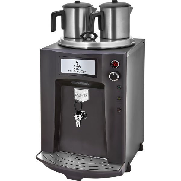 ﻿Remta 2 Demlikli Premium Jumbo Çay Makinesi, 23 L, Şamandıralı DE11SP