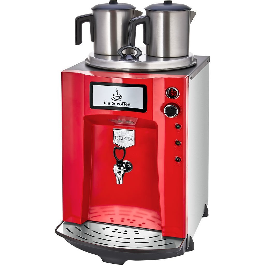 ﻿Remta 2 Demlikli Premium Jumbo Çay Makinesi, 23 L, Şamandıralı DE11SP