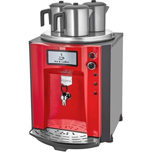 Remta 3 Demlikli Premium Jumbo Çay Makinesi, 40 L, Şamandıralı DE10SP