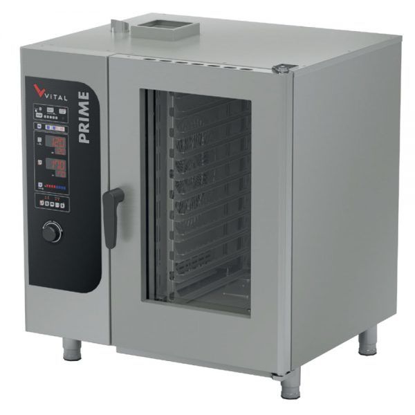 Vital Konveksiyonlu Buharlı Fırın Gazlı, 10 GN 1/1 PRIME101GP